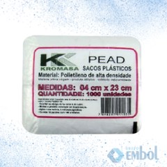 SACO PEAD VIRGEM 04X23X0.03 C/ 1000