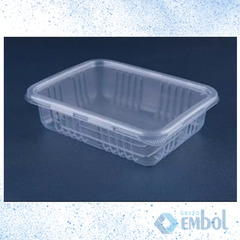 EMBALAGEM PP GALVANOTEK G300 RENTANGULAR 1600ML C/100