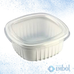 EMBALAGEM PP GALVANOTEK G308 QUADRADA BAIXA 400ML C/300