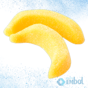 BALA DE GELATINA DOCILE BANANA 1KG