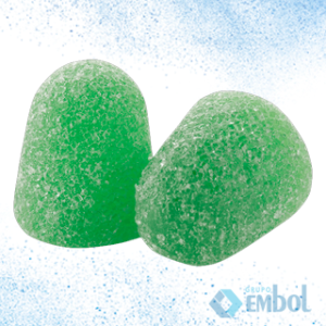 BALA DE GOMA DOCILE MINI SINO EUCALIPTO 18G C/24