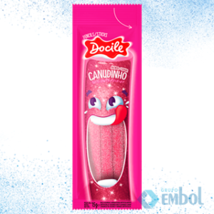 BALA CANUDINHO DOCILE TUTTI-FRUTTI CÍTRICO 15G