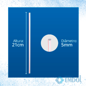 CANUDO STRAWPLAST TRADICIONAL SACHÊ 5MM X 21CM C/100