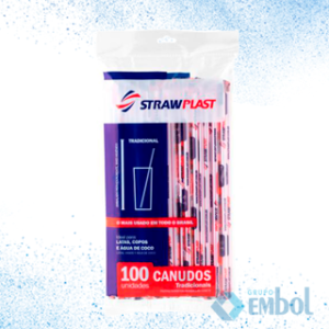 CANUDO STRAWPLAST TRADICIONAL SACHÊ 5MM X 21CM C/100