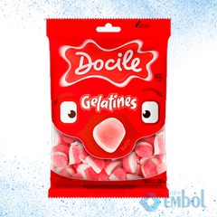 BALA DE GELATINA DOCILE BEIJOS 250G