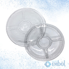 EMBALAGEM PET GALVANOTEK G540 PETISQUEIRA 4 DIVISÓRIAS C/100