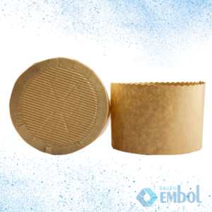 FORMA PARA PANETONE FORNEÁVEL 100G KRAFT ECO 70X60 C/100