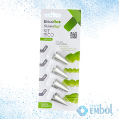KIT DE BICOS BRICOFLEX INOX 304 C/4