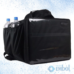 MOCHILA TÉRMICA P/DELIVERY COM BOLSO PRETA CAPACIDADE 45L PROTERCAPAS UND