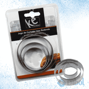 CORTADOR INOX REDONDO KEHOME C/3