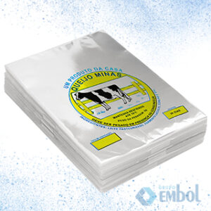 SACO PEBD 22X28X0.05 IMPRESSO QUEIJO C/1000