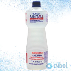 ÁLCOOL LÍQUIDO 70% Q-ÓTIMO SANITALL OFFICER 1L