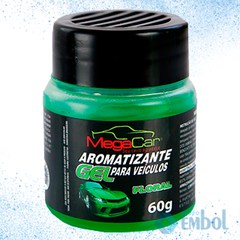 AROMATIZANTE EM GEL FLORAL MEGACAR C/60G