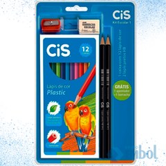 KIT ESCOLAR 1 C/5 PEÇAS CIS UND