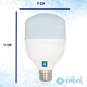 LÂMPADA LED BULBO T 20W ULTRA LUZ BIVOLT UND