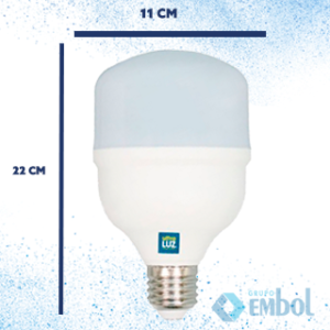 LÂMPADA LED BULBO T 50W ULTRA LUZ BIVOLT UND