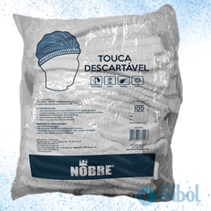 TOUCA DESCARTÁVEL NOBRE GOEDERT TNT BRANCA C/100