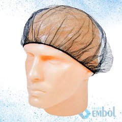 TOUCA DE NYLON TALGE PRETA C/100