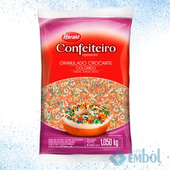 GRANULADO COLORIDO CROCANTE HARALD C/1,1KG