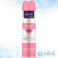DESODORANTE ABOVE WOMEN CANDY 150ML/90G UND
