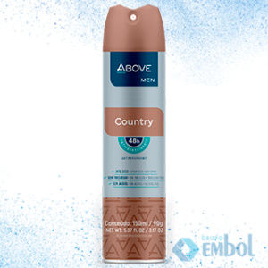 DESODORANTE ABOVE MEN COUNTRY 150ML/90G UND