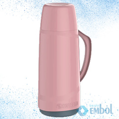 GARRAFA TÉRMICA SOPRANO CRISTAL ROSA 650ML UND