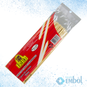 ESPETO PARA CHURRASCO MADEIRA 18CM ESTILO C/100 UNDS