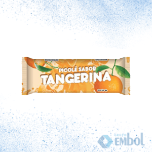 SAQUINHO BOPP RIACHO PARA PICOLÉ TANGERINA 200G