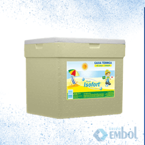 CAIXA DE ISOPOR 45LITROS ISOFORT UND