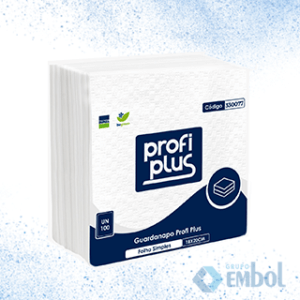 GUARDANAPO PROFIPLUS 100% CELULOSE 18X20 C/100