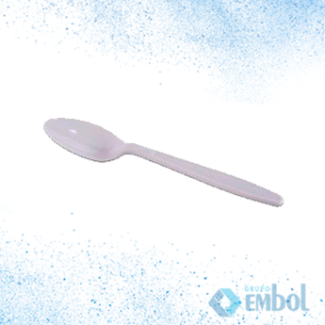 COLHER REFEIÇÃO FORTE DESCARTÁVEL MEPLAS/EMBOL BRANCA C/500