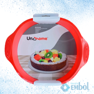 FORMA PARA BOLO DE SILICONE REDONDA 22CM UNYHOME UND