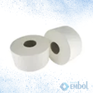 ROLÃO PAPEL HIGIÊNICO LIMPMAX 300M F.SIMPLES BRANCO C/8 ROLOS