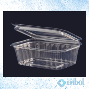 EMBALAGEM PET SANPACK S88 POTE ARTICULADO 250ML TRANSPARENTE C/200
