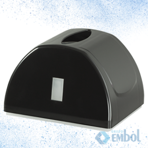 PORTA GUARDANAPO PLESTIN LUXO PRETO UNIDADE