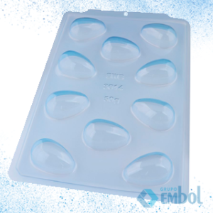 FORMA BWB OVO LISO 50G 10 CAVIDADES COM 12 PEÇAS