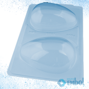 FORMA BWB OVO LISO 500G 2 CAVIDADES COM 4 PEÇAS