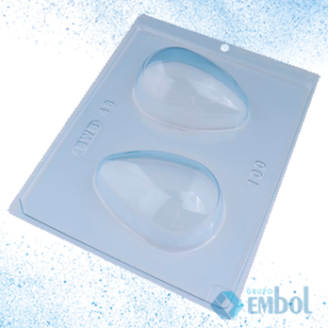 FORMA BWB OVO LISO 100G 2 CAVIDADES COM 4 PEÇAS