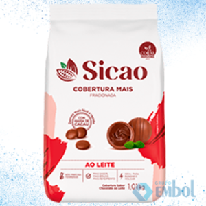 COBERTURA SICAO MAIS AO LEITE GOTAS 1,01KG