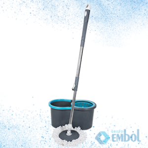 CONJUNTO MOP ESFREGÃO ROTATÓRIO SLIM 13L NOBRE GOEDERT UND