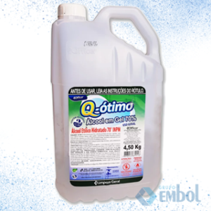 ÁLCOOL GEL Q-ÓTIMO 70% OFFICER 4,5KG
