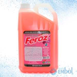 DESINFETANTE FEROZ FLORAL OFFICER 5L