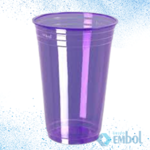 COPO PLÁSTICO DESCARTÁVEL 330ML COPOBRAS PPT-330 ROXO BALADA C/25