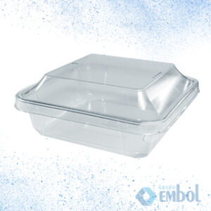 EMBALAGEM PET GALVANOTEK G-76 BANDEJA 1500ML TRANSPARENTE C/ 50