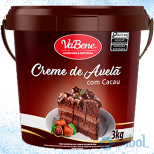 CREME DE AVELÃ COM CACAU VABENE 3KG