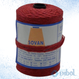 BARBANTE SOVAN 4/04 VERMELHO 297 METROS