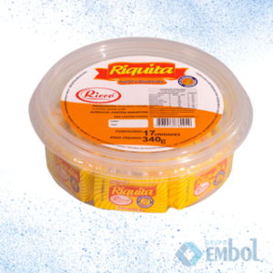 PAÇOCA RETANGULAR  DOCES RICCO RIQUITA 20G C/17