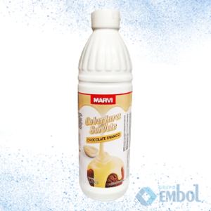 COBERTURA PARA SORVETE MARVI SABOR CHOCOLATE BRANCO C/1KG