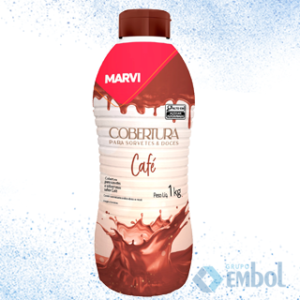 COBERTURA PARA SORVETE MARVI SABOR CAFÉ C/1KG