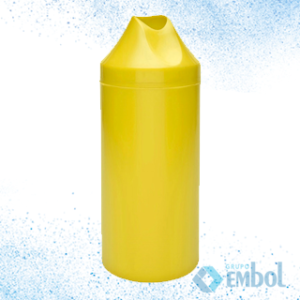 PORTA GARRAFA 1L PLÁSTICO SOPRANO AMARELO UND